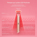 LunaRed - Baguette applicatrice LED rouge traitement visage
