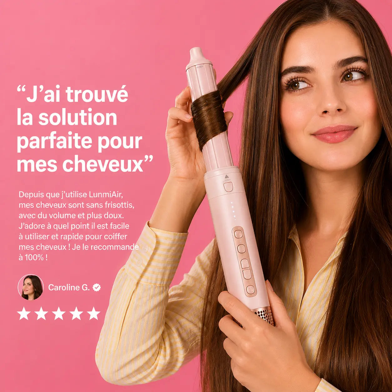 LunaAir - Testimonial utilisatrice résultat peau luminosité