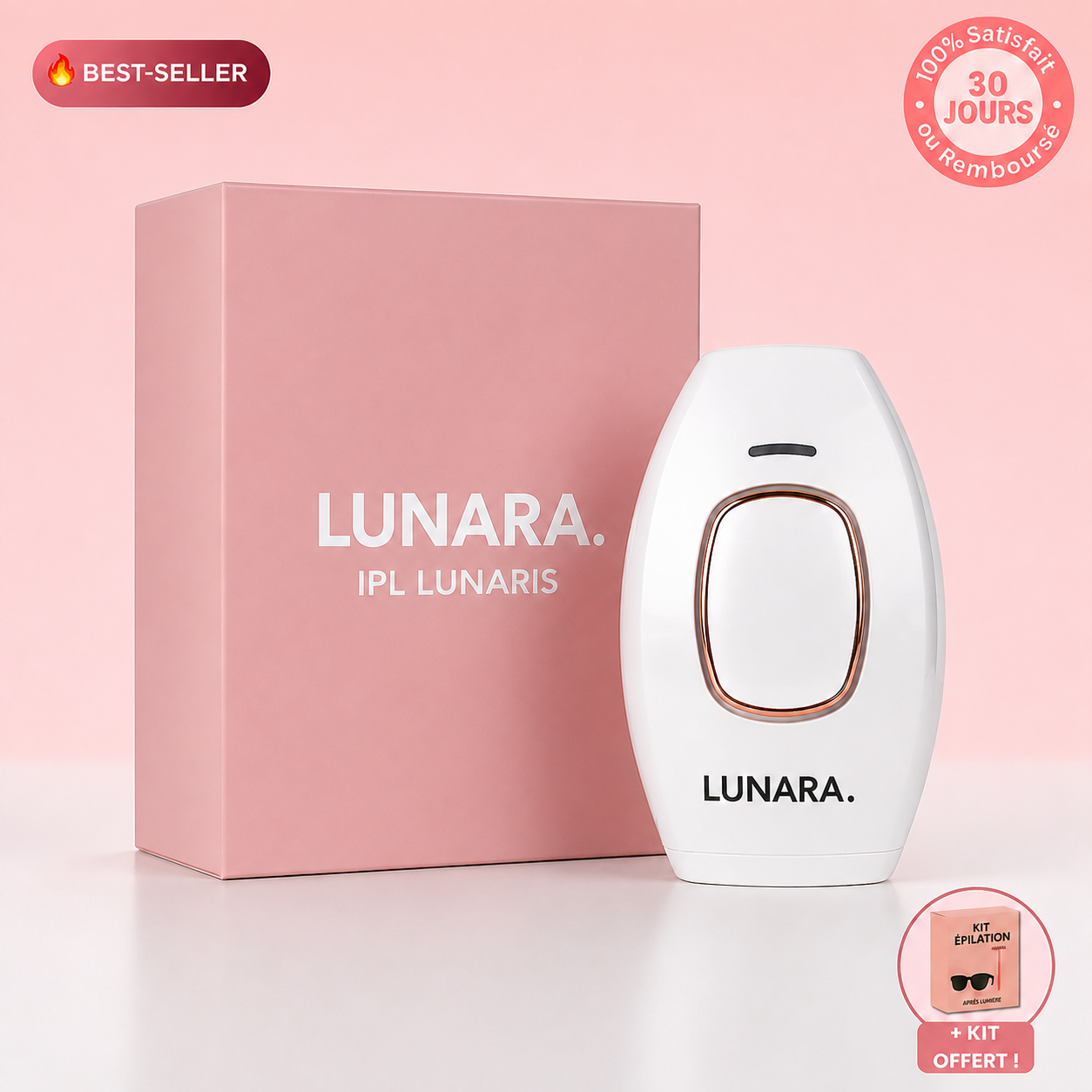 IPL LUNARIS • ÉPILATEUR À LUMIÈRE PULSÉE