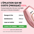 IPL LUNARIS • ÉPILATEUR À LUMIÈRE PULSÉE