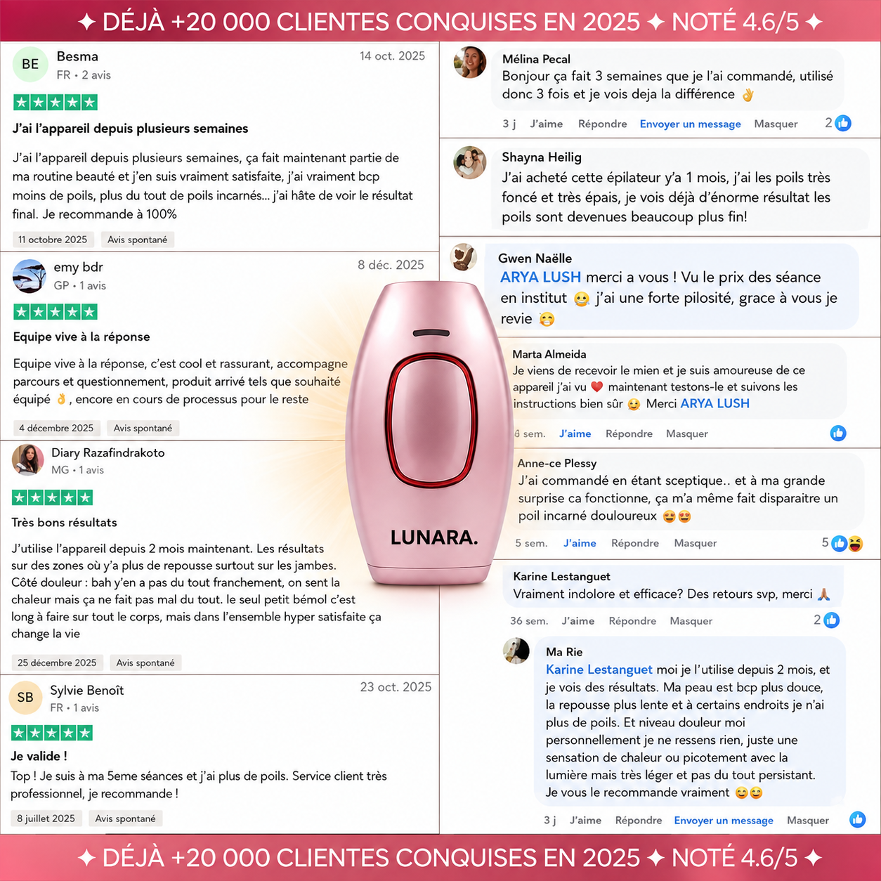 IPL LUNARIS • ÉPILATEUR À LUMIÈRE PULSÉE