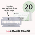 20 LAMES DE RASOIR
